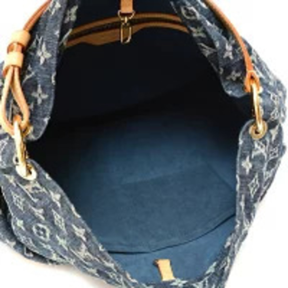 Louis Vuitton Daily Shoulder Bag Monogram Denim Blue - Picture 4 of 9